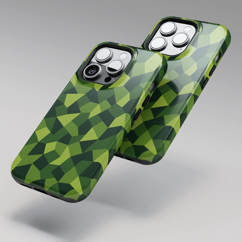 Green Camouflage - iPhone Tough Case - Fast shipping - Made in Europe