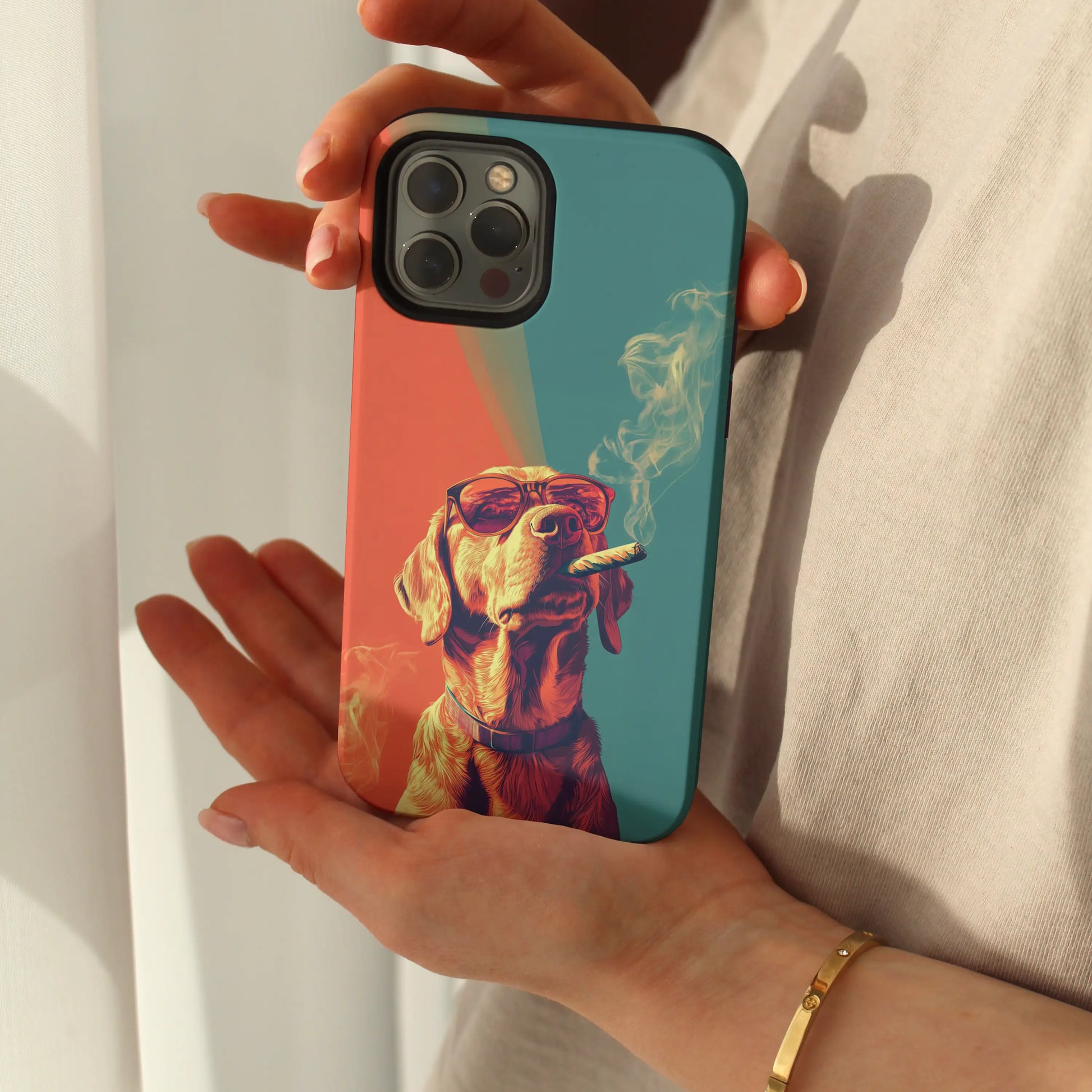 Smokin’ Retriever - iPhone Tough Case - Fast shipping - Made in Europe