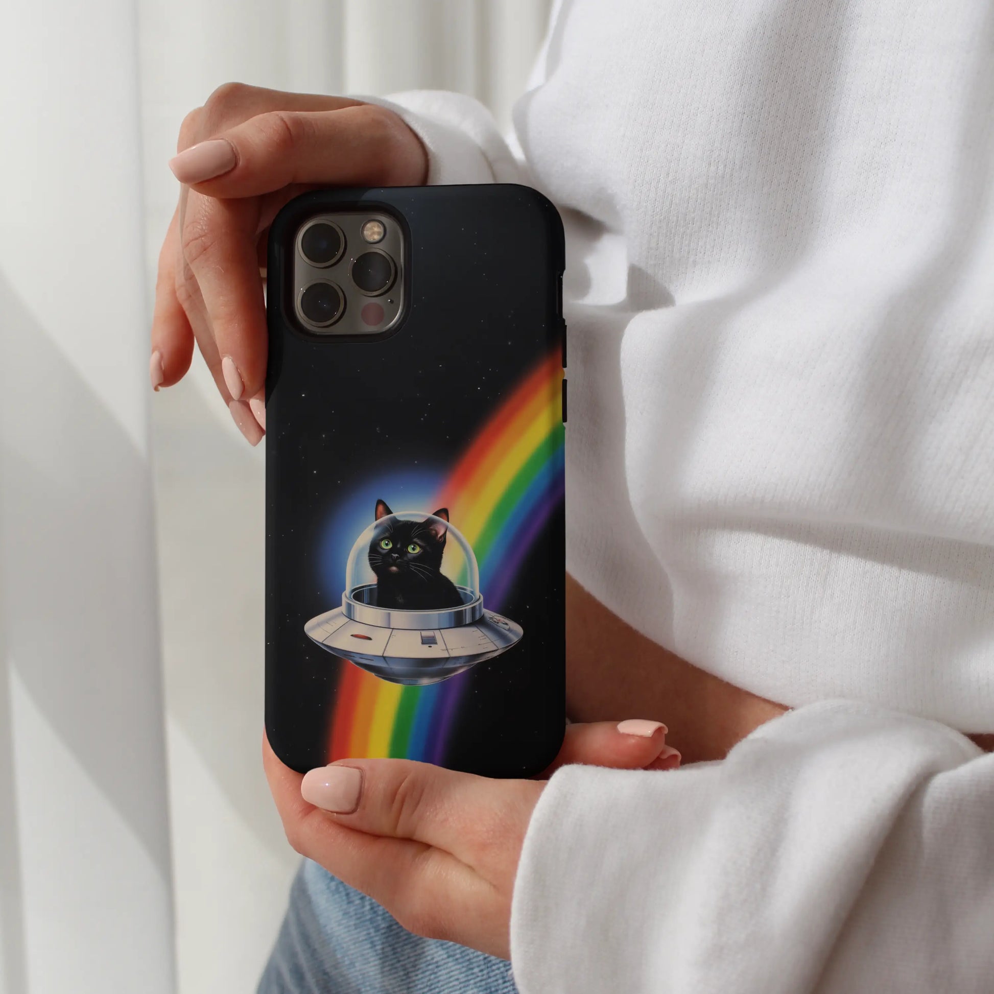 Spacey Kitty - iPhone Tough Case - Fast shipping - Made in Europe